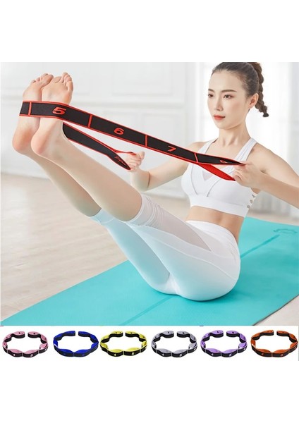 Mor Tarzı Elastique Spor Fitness Egzersiz Direnç Bantları Seti Yoga Çekme Kayışı Kemer Polyester Lateks Elastik Latin Dansı Germe Bandı (Yurt Dışından) fiyatları