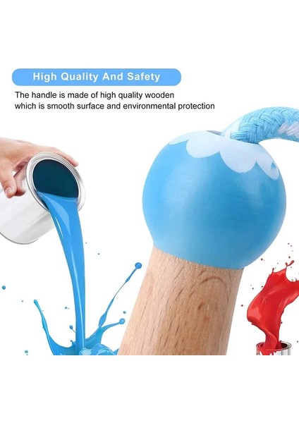 Mavi Stil Çocuklar Için Atlama Ipi Ahşap Saplı Vücut Geliştirme Erkek ve Kız Ayarlanabilir Ip Atlama Ipi Crossfit Fitness Ekipmanları Açık Egzersiz (Yurt Dışından) fırsatları