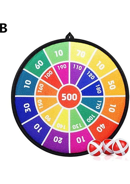 C Stili 27.5cm Çocuklar Güvenlik Dart Tahtası Spor Oyuncakları Yapışkan Top Oyunu Kapalı Açık Ebeveyn-Çocuk Etkileşimi (Yurt Dışından) fiyatları