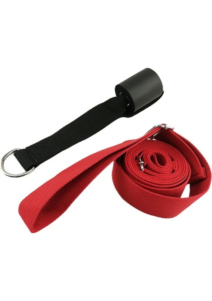 Kırmızı Stil Sedye-Kayış Kapısı Esneklik Esneme Bacakları Sedye Kayışı Için Bale Tezahürat Dans Jimnastik Eğitmeni Yoga Esneklik Bacakları (Yurt Dışından)