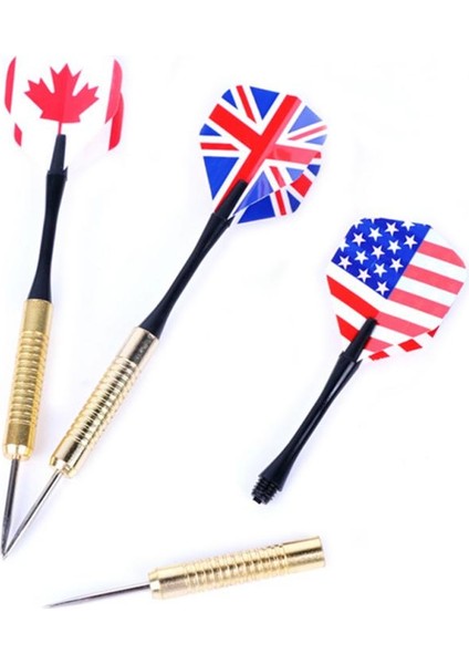 3 Adet Tarzı Profesyonel Uçan Dart Tungsten Çelik Iğne Ucu Dart Spor Açık Kapalı Eğlence Oyun Aksesuarları (Yurt Dışından)