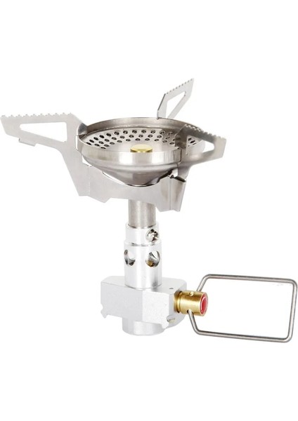 HWLZ00026 Tarzı Hafif Turizm Çıkarılabilir Gaz Sobası Kamp Ekipmanları Mini Kamp Pişirme Malzemeleri Outdoor Survival Bushcraft Yürüyüş Sporları (Yurt Dışından)