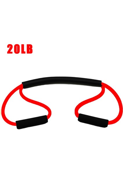 Kırmızı 20LB Stili Mma Boks Direnç Bantları Kauçuk Hız Eğitimi Çekme Halatı Muay Thai Karate Kol Gücü Çekme Halatı Egzersiz Eğitimi Genişletici (Yurt Dışından)