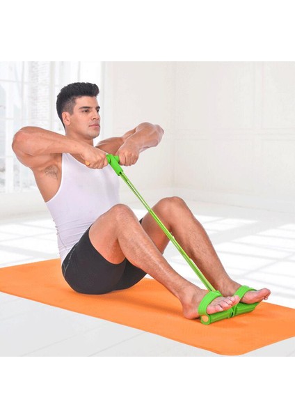 Mor Tarzı 4 Tüp Fitness Elastik Çekme Halatı Ayak Pedalı Vücut Ince Yoga Direnç Bantları Egzersiz Lateks Bantları Spor Egzersiz Fitness Ekipmanları (Yurt Dışından) indirimleri