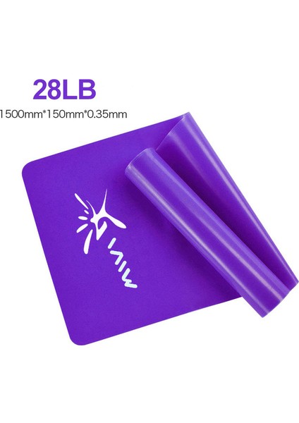 1.5m Mor Stil 1.8m Yoga Streç Direnç Bandı Elastik Pilates Fitness Crossfit Egzersiz Genişletici Çekme Halatı Kauçuk Egzersiz Eğitimi Ev Spor Salonu (Yurt Dışından)