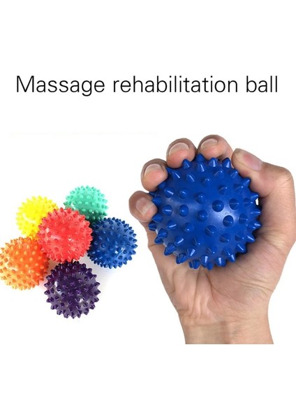 Yeşil Stil Pvc Dikenli Masaj Topu Tetik Noktası Spor Fitness El Ayak Ağrısı Spor Aksesuarları Kas Relax Top 6 Renk (Yurt Dışından) fiyatları