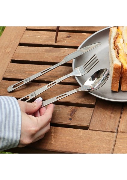 C Stili Amping Titanyum Bıçak Sofra Gereçler Kaşık Çatal Açık Mutfak Seyahat Pişirme Seti Tencere Yürüyüş (Yurt Dışından) indirimleri