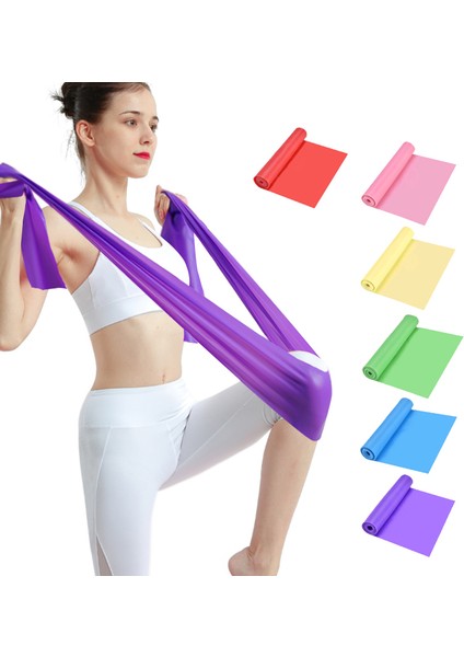 A-Mavi Tarzı Fitness Lastik Bantları Yoga Spor Direnç Bantları Spor Salonu Elastik Bandaj Evde Egzersiz Fitness Ekipmanları Eğitim Genişletici Unisex (Yurt Dışından) fırsatları