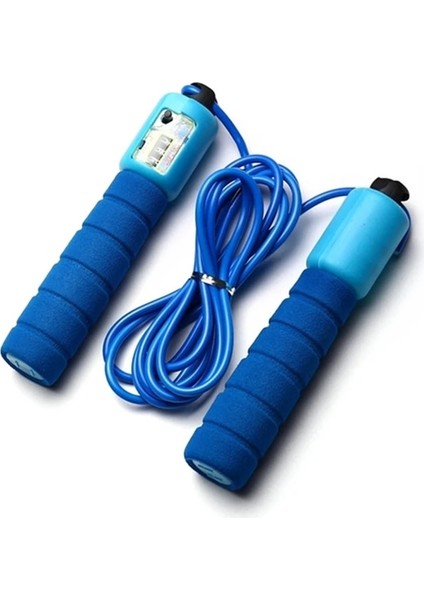 Mavi Stil Sayaçlı Atlama Ipleri Spor Fitness Ayarlanabilir Hızlı Hızlı Sayma Ip Atlama Ipi Sayaçlı Profesyonel Ip (Yurt Dışından)