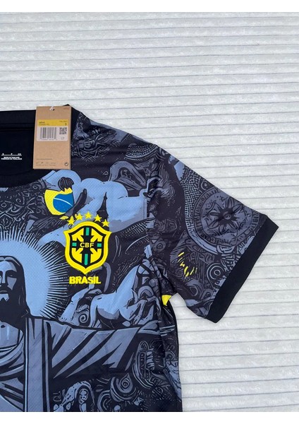 Isme Özel Yazdırmalı Brezilya Futbol Formaları Isa Tanrıça 2025 2024 modelleri