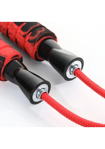 Kırmızı Stil Atlama Ipi Ayarlanabilir Uzunluk Dolaşmayan Parçalı Yumuşak Boncuklu Ip Atlama Ipi, Çocuklar Için Fitness Atlama Ipi Erkek Kadın (Yurt Dışından) indirimleri