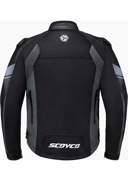 JK152 Siyah Gri Motosiklet Montu fiyatları