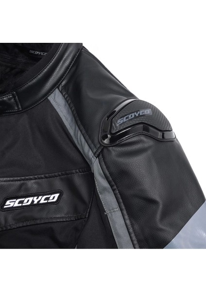 JK152 Siyah Gri Motosiklet Montu fırsatları