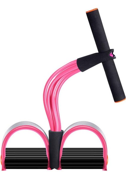 6tüp Stili Fitness Sakız 4 Tüp Direnç Bantları Lateks Pedal Egzersizi Mekik Çekme Halatı Genişletici Elastik Bantlar Yoga Ekipmanı Pilates Egzersizi (Yurt Dışından)