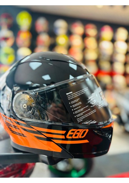 Fazer Glosy Flourosan Red Çene Açılır Güneş Vizörlü Motosiklet Kaskı fiyatları