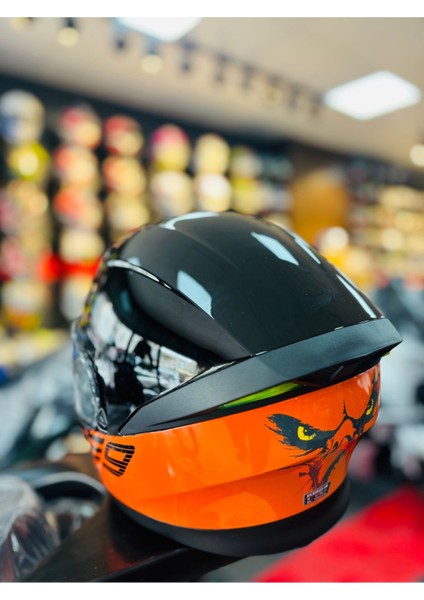 Fazer Glosy Flourosan Red Çene Açılır Güneş Vizörlü Motosiklet Kaskı indirimleri