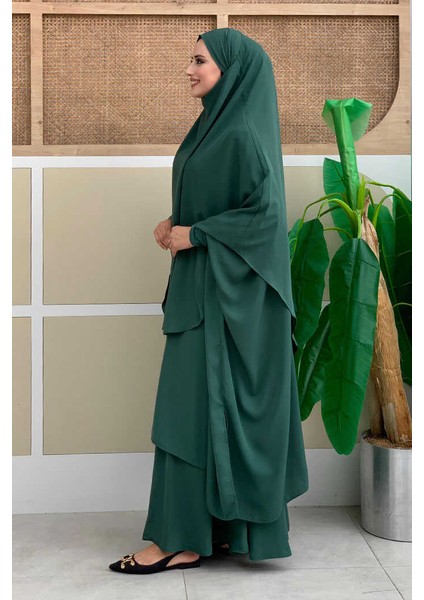 Sufleli Cilbab 6024 Zümrüt