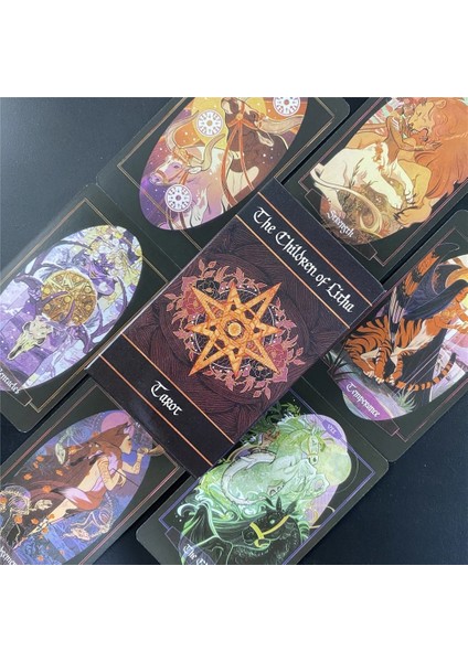 TS51 Stili 78CARD Litha Tarot Kartlarının Çocukları Oracle Kartları Kehanet Eğlence Partileri Masa Oyunu Tarot ve Çeşitli Tarot Seçenekleri (Yurt Dışından) indirimleri