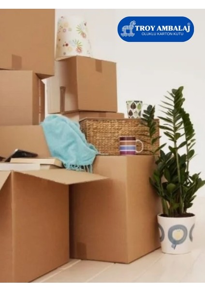 30X15X20 Tek Oluklu Kutu C Dalga (30 Adet) Taşıma Taşınma Kolisi Boş Karton
