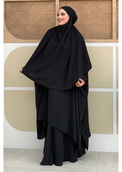 Sufleli Cilbab 6024 Siyah