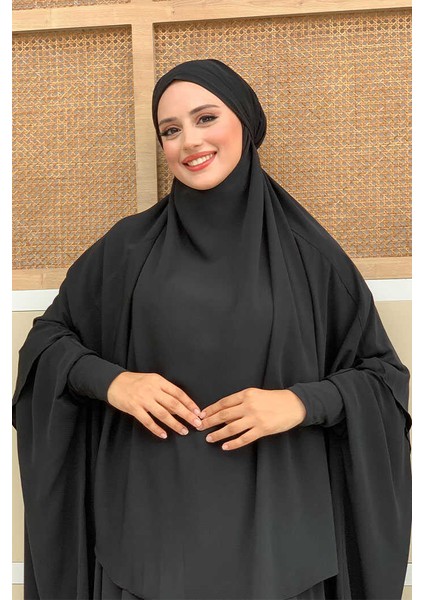 Sufleli Cilbab 6024 Siyah