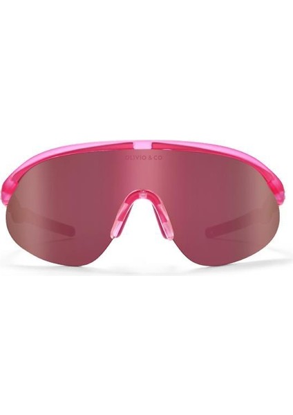 Sport Yarım Çerçeveli Junior Güneş Gözlüğü - Flamingo Pink