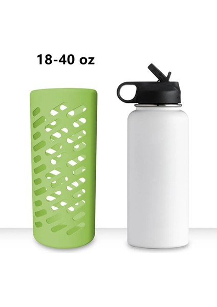 18OZ Mavi Stil 1 Adet Şişe Koruyucu Kapak Silikon Kaymaz Çizmeler Kollu Bardak Kapağı Oz Hydro-Flask Flask Su Şişesi Için (Yurt Dışından) indirimleri