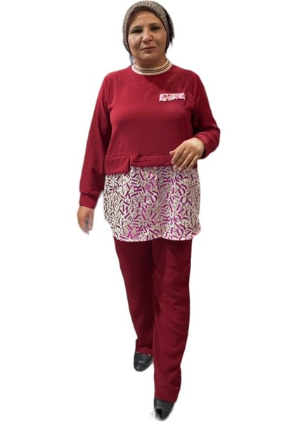 Büyük Beden Ithal Ayrobin Kumaş Ikili Takım fiyatları