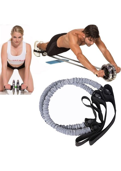 2 Adet Tarzı Yoga Moda Vücut Geliştirme Fitness Ekipmanları Aracı Için 2 Direnç Eğitim Bantları Tüp Egzersiz Egzersizi (Yurt Dışından) modelleri