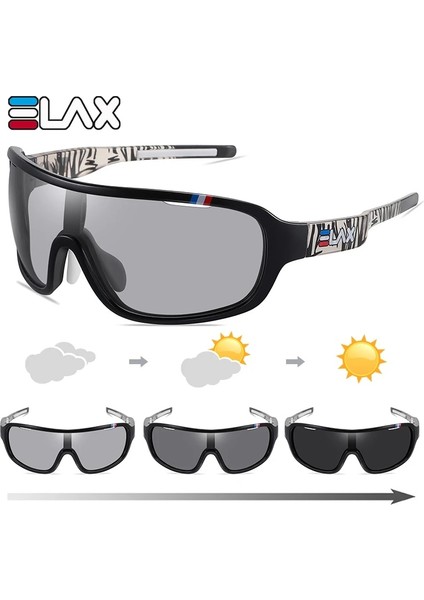 Ex Myopıa Çerçeve Stili Elax Polarize Fotokromik UV400 Açık Yol Bisiklet Gözlük Spor Bisiklet Güneş Gözlüğü Erkek Kadın Bisiklet Bisiklet Gözlük (Yurt Dışından) indirimleri