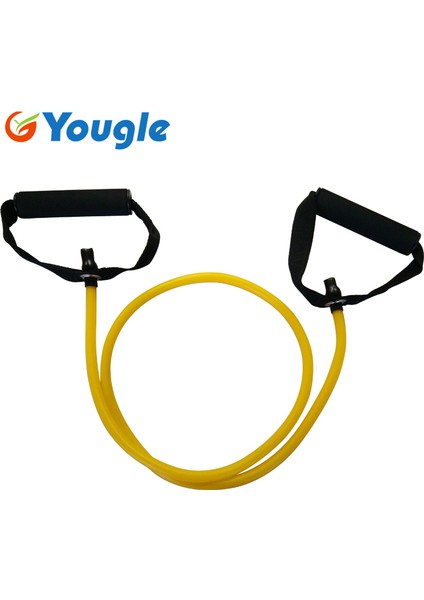 Sarı. Stil Yougle Pilates Lateks Tüp Genişleticiler Egzersiz Tüpleri Mukavemet Direnç Bant Setleri Fitness Ekipmanları Çekme Kemeri Halat (Yurt Dışından)
