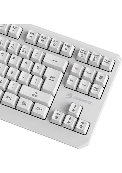 G75 Elya Rainbow Aydınlatmalı Beyaz Tkl Membrane Oyun Klavyesi