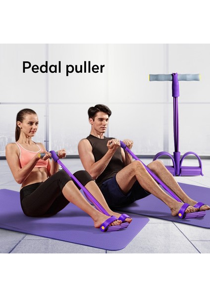 Kırmızı Stil Fitness Sakız 4 Tüp Direnç Bantları Lateks Pedal Egzersiz Cihazı Mekik Çekme Halatı Genişletici Elastik Bantlar Yoga Ekipmanı Pilates XA142A (Yurt Dışından) fiyatları