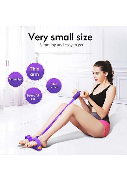 Kırmızı Stil Fitness Sakız 4 Tüp Direnç Bantları Lateks Pedal Egzersiz Cihazı Mekik Çekme Halatı Genişletici Elastik Bantlar Yoga Ekipmanı Pilates XA142A (Yurt Dışından) modelleri