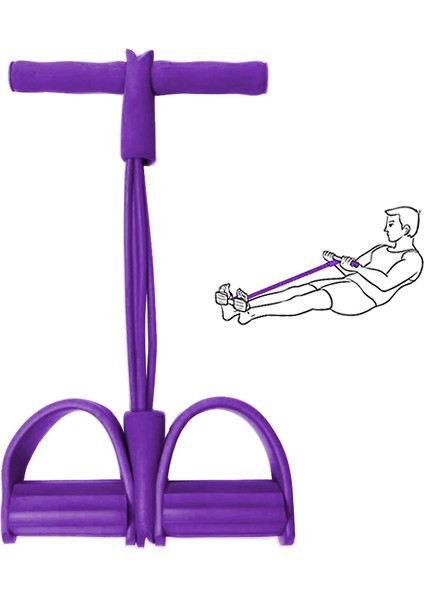 Kırmızı Stil Fitness Sakız 4 Tüp Direnç Bantları Lateks Pedal Egzersiz Cihazı Mekik Çekme Halatı Genişletici Elastik Bantlar Yoga Ekipmanı Pilates XA142A (Yurt Dışından) fırsatları