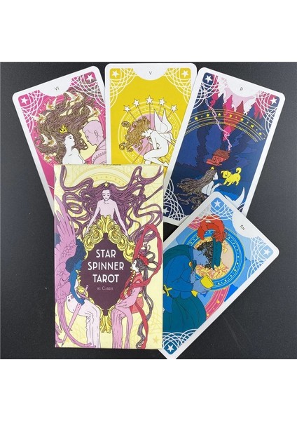 44 Adet TS33 Tarzı Star Er Tarot Kartları Ingilizce Versiyonu Eğlenceli Periler Masa Oyunları Pdf ile Aile Partisi Eğlencesi Oynamak (Yurt Dışından)