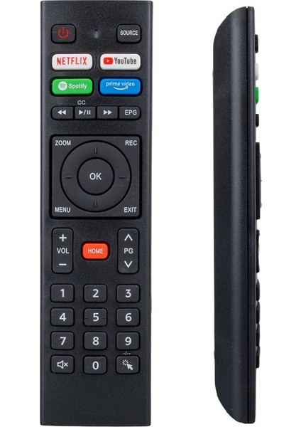 Telenova Netflix Youtube Spotify Prime Video Tuşlu Ses Komutsuz Lcd Led Tv Kumanda modelleri