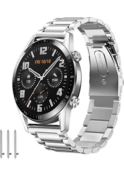 Huawei Watch 3 Gt Gt2 GT2E Gt3 Gt4 Gt 5 Pro Se Elite 46MM Uyumlu 22MM Metal Paslanmaz Çelik Kordon modelleri