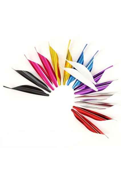 No.6 Tarzı Kutusu 1.8ı Kanatları Kanatlar Spiral Fletches Okçuluk Ok Dıy Araçları Açık Çekim Eğitim Aksesuarları (Yurt Dışından)