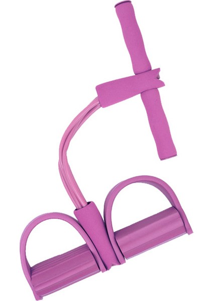 Gri Stil 4 Tüp Direnç Bantları Pedal Egzersiz Spor Salonu Spor Elastik Çekme Halatları Fitness Ekipmanları Için Gerginlik Eğitmeni (Yurt Dışından)