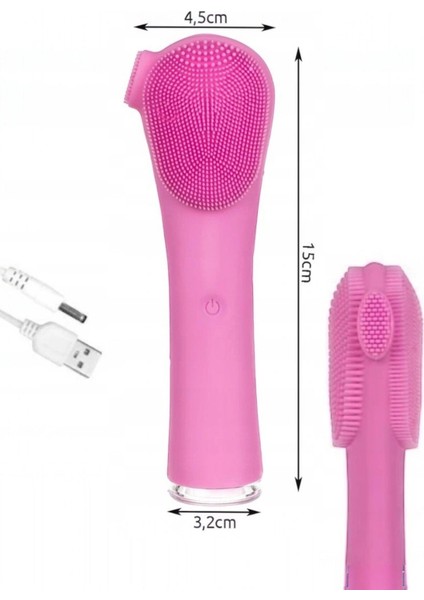 5 Modlu Ultra Sonic Titreşimli Hassas Yüz Cilt Makyaj Temizleme Masaj Aleti Yüz Peeling Cihazı