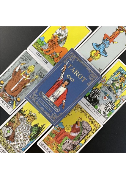 TS153 Stili Buddha Wisdom Sbakti Güç Kurulu Oyunu Oracle Tarot Kartları Parti Kehanet Poker Hediye Checker Pdf ile Tam Ingilizce Güverte (Yurt Dışından)