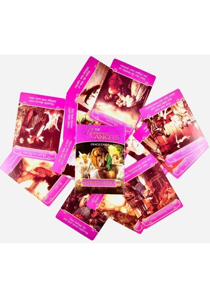 Romantik Melekler Tarzı Ispanyolca Yeni Yüksek Li Los Angels Del Amor Tarot Kartları Fal Rehberliği Pdf Rehberi ile Kehanet Güverte Tahta Oyunu Anlatıyor (Yurt Dışından)