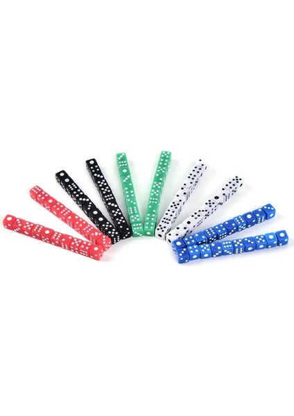 Çoklu Stil mm Mini Akrilik Reçine Zarlar Plastik Beyaz Pip Zarlar Masa Oyunu ve Diğer Oyunlar Için Standart Altı Taraflı Zar Aksesuarlar (Yurt Dışından) fiyatları