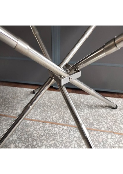 Portable Outdoor Fire Pit Aquecedor 4 Legs Collapsible Stainless Steel Mesh Fireplace With Storage Bag For Camping Garden Tools (Yurt Dışından) modelleri