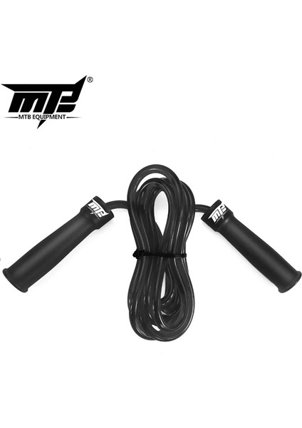 Siyah Stil 450G Pvc Boks Boksör Ağır Kalın Atlama Ipi Kickboxing Mma Spor Salonu Rulman Atlama Ipi (Yurt Dışından)