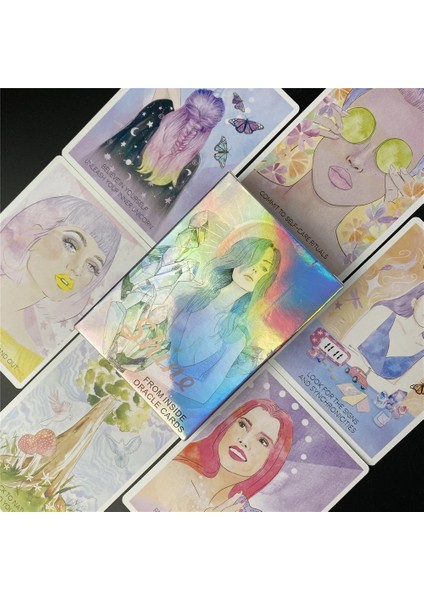 TT158 Tarzı Oracle Kehanet Eğlence Partileri Masa Oyunu Tarot ve Çeşitli Tarot Seçenekleri Içerisinden Parlayın (Yurt Dışından) modelleri