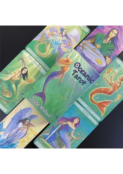 TS51 Stili Rehber Kitaplı Okyanus Tarot Kartları Oyun Kartları Minyatürler Kader Kehanet Oracle Kartları Büyücülük Malzemeleri (Yurt Dışından) indirimleri