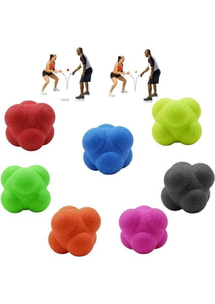 Yeşil Stil Çeviklik Topu Altıgen Tepki Antrenmana Yönelik Çevik El-Göz Tepkisinin Iyileştirilmesi Zıplama Fitness Top Tepkileri Antrenman Sporu (Yurt Dışından) fırsatları