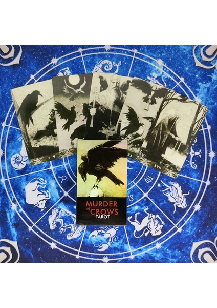 78 Adet TX277 Tarzı 2021 Yeni Karanlık Tarot Kartları Kehanet Güverte Eğlence Partileri Masa Oyunu Destek Kutusu (Yurt Dışından)